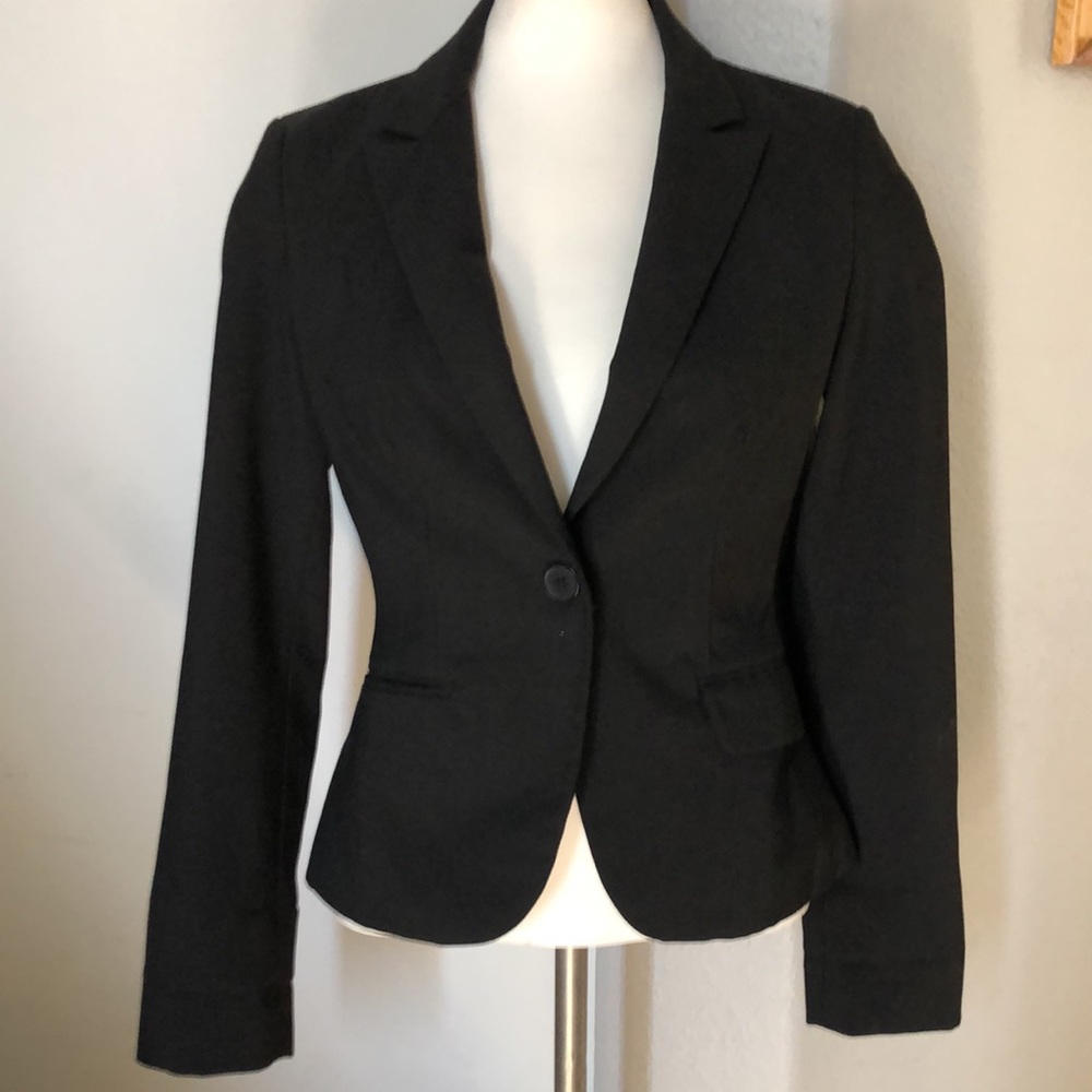 Express Classic Slimming Basic Suit Blazer - image 1
